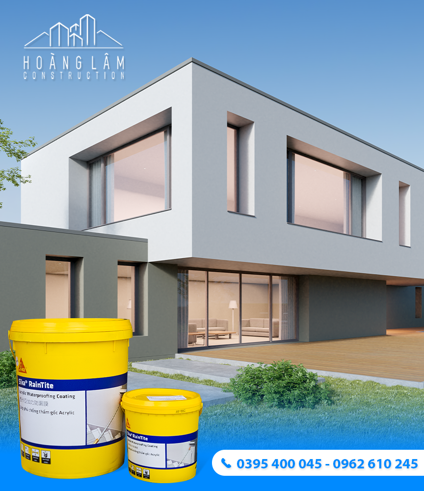 5 ƯU ĐIỂM CHỐNG THẤM SIKA RAINTITE GIẢI PHÁP CHỐNG THẤM TƯỜNG CỰC KÌ HIỆU QUẢ