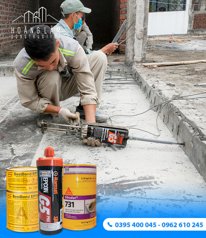 DỊCH VỤ KHOAN CẤY THÉP CHỜ VÀO BÊ TÔNG ĐÀ LẠT