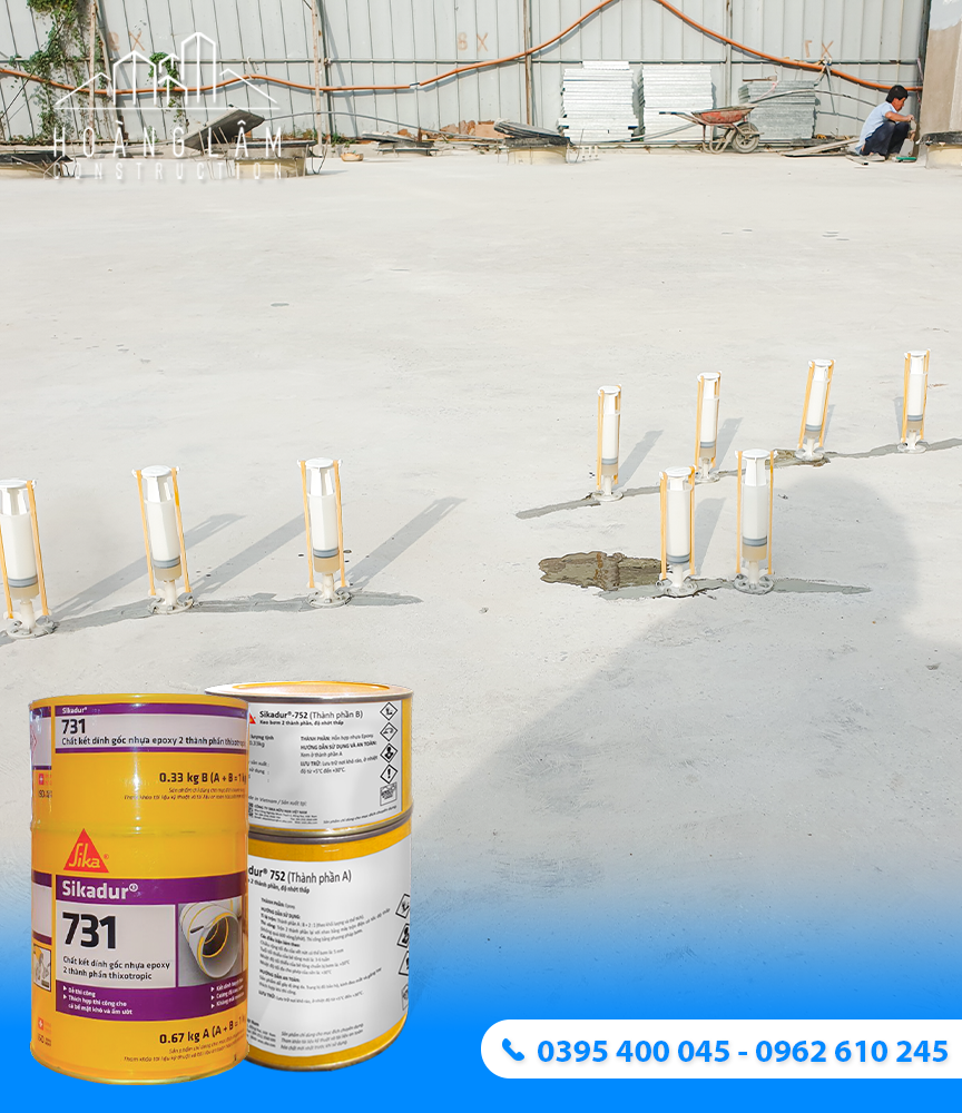 HƯỚNG DẪN XỬ LÝ NỨT SÀN BẰNG SẢN PHẨM SIKA