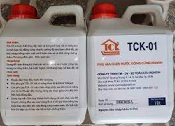 TCK-01 PHỤ GIA CHẶN NƯỚC ĐÔNG CỨNG NHANH